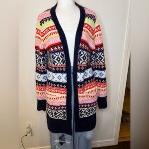 Old Navy Multicolor Patterned Women's Cardigan